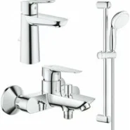 Готовый комплект для ванной комнаты GROHE BauEdge, хром (1000180)