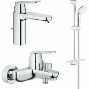 Готовый комплект для ванной комнаты GROHE Eurosmart Cosmopolitan, хром (1000179) Готовый комплект для ванной комнаты GROHE Eurosmart Cosmopolitan, хром (1000179)