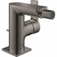 Смеситель для биде GROHE Allure с донным клапаном, темный графит глянец (24160A01)