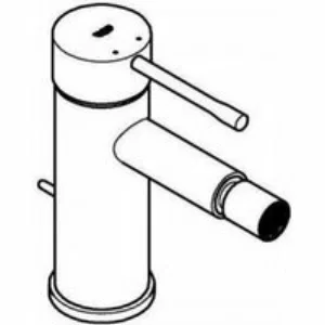 Смеситель для биде GROHE Essence, S-size, никель глянцевый (24178BE1) Смеситель для биде GROHE Essence, S-size, никель глянцевый (24178BE1)