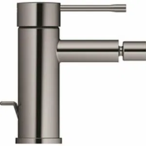 Смеситель для биде GROHE Essence с донным клапаном, темный графит глянцевый (24178A01) Смеситель для биде GROHE Essence с донным клапаном, темный графит глянцевый (24178A01)