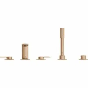 Смеситель для ванны GROHE Allure двухвентильный, на 5 отверстий, на край ванны, теплый закат матовый (25221DL1) Смеситель для ванны GROHE Allure двухвентильный, на 5 отверстий, на край ванны, теплый закат матовый (25221DL1)