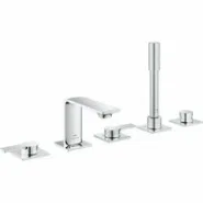 Смеситель для ванны GROHE Allure двухвентильный, на 5 отверстий, на край ванны, хром (25221001)