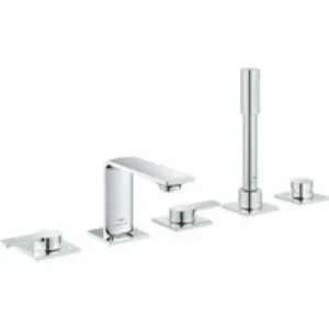 Смеситель для ванны GROHE Allure двухвентильный, на 5 отверстий, на край ванны, хром (25221001) Смеситель для ванны GROHE Allure двухвентильный, на 5 отверстий, на край ванны, хром (25221001)