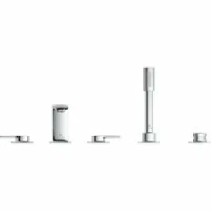 Смеситель для ванны GROHE Allure двухвентильный, на 5 отверстий, на край ванны, хром (25221001) Смеситель для ванны GROHE Allure двухвентильный, на 5 отверстий, на край ванны, хром (25221001)