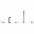 Смеситель для ванны GROHE Allure двухвентильный, на 5 отверстий, на край ванны, хром (25221001) Смеситель для ванны GROHE Allure двухвентильный, на 5 отверстий, на край ванны, хром (25221001)