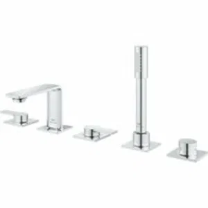 Смеситель для ванны GROHE Allure двухвентильный, на 5 отверстий, на край ванны, хром (25221001) Смеситель для ванны GROHE Allure двухвентильный, на 5 отверстий, на край ванны, хром (25221001)