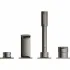 Смеситель для ванны GROHE Allure на 4 отверстия, на край ванны, темный графит глянец (19316A01) Смеситель для ванны GROHE Allure на 4 отверстия, на край ванны, темный графит глянец (19316A01)