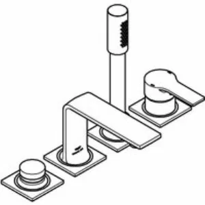 Смеситель для ванны GROHE Allure на 4 отверстия, на край ванны, холодный рассвет матовый (19316GN1) Смеситель для ванны GROHE Allure на 4 отверстия, на край ванны, холодный рассвет матовый (19316GN1)