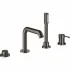 Смеситель для ванны GROHE Essence на 4 отверстия, темный графит глянцевый (25251A01) Смеситель для ванны GROHE Essence на 4 отверстия, темный графит глянцевый (25251A01)