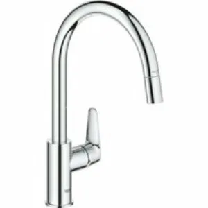 Смеситель для кухни GROHE BauCurve, хром (30547000) Смеситель для кухни GROHE BauCurve, хром (30547000)