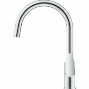 Смеситель для кухни GROHE BauEdge с вытяжным изливом, хром (30536000) Смеситель для кухни GROHE BauEdge с вытяжным изливом, хром (30536000)