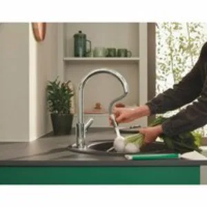 Смеситель для кухни GROHE BauEdge с вытяжным изливом, хром (30536000) Смеситель для кухни GROHE BauEdge с вытяжным изливом, хром (30536000)
