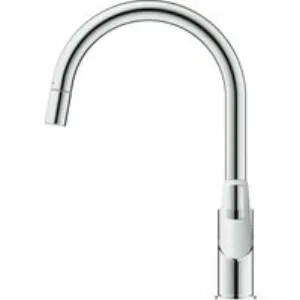 Смеситель для кухни GROHE BauLoop с вытяжным изливом, хром (30543000) Смеситель для кухни GROHE BauLoop с вытяжным изливом, хром (30543000)