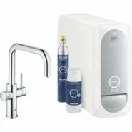 Смеситель для кухни GROHE Blue Home с системой фильтрации, охлаждения и газирования воды, Wi-Fi, хром (31456001)