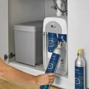 Смеситель для кухни GROHE Blue Home с системой фильтрации, охлаждения и газирования воды, Wi-Fi, черный бархат (31455KS1) Смеситель для кухни GROHE Blue Home с системой фильтрации, охлаждения и газирования воды, Wi-Fi, черный бархат (31455KS1)
