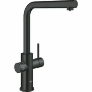 Смеситель для кухонной мойки GROHE Blue Home с системой фильтрации, охлаждения и газирования воды, Wi-Fi, черный бархат (31539KS0) Смеситель для кухонной мойки GROHE Blue Home с системой фильтрации, охлаждения и газирования воды, Wi-Fi, черный бархат (31539KS0)