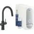 Смеситель для кухонной мойки GROHE Blue Home с системой фильтрации, охлаждения и газирования воды, Wi-Fi, черный бархат (31541KS0) Смеситель для кухонной мойки GROHE Blue Home с системой фильтрации, охлаждения и газирования воды, Wi-Fi, черный бархат (31541KS0)