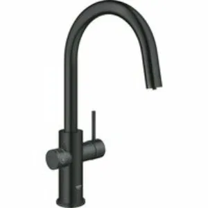 Смеситель для кухонной мойки GROHE Blue Home с системой фильтрации, охлаждения и газирования воды, Wi-Fi, черный бархат (31541KS0) Смеситель для кухонной мойки GROHE Blue Home с системой фильтрации, охлаждения и газирования воды, Wi-Fi, черный бархат (31541KS0)