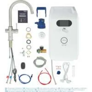 Смеситель для кухни GROHE Blue Professional с функцией фильтрации, с системой охлаждения и газирования воды, Wi-Fi, суперсталь (31323DC2) Смеситель для кухни GROHE Blue Professional с функцией фильтрации, с системой охлаждения и газирования воды, Wi-Fi, суперсталь (31323DC2)