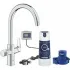 Смеситель для кухонной мойки GROHE Blue Pure BauCurve с функцией фильтрации, с фильтром в комплекте, хром (30581000) Смеситель для кухонной мойки GROHE Blue Pure BauCurve с функцией фильтрации, с фильтром в комплекте, хром (30581000)