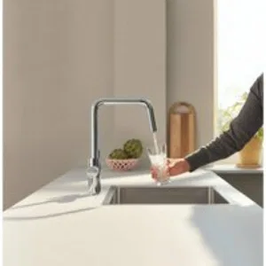 Смеситель для кухонной мойки GROHE Blue Pure Eurosmart с функцией фильтрации, без фильтра в комплекте, хром (30583000) Смеситель для кухонной мойки GROHE Blue Pure Eurosmart с функцией фильтрации, без фильтра в комплекте, хром (30583000)