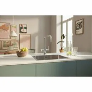 Смеситель для кухонной мойки GROHE Blue Pure Eurosmart с функцией фильтрации, с фильтром в комплекте, хром (30584000) Смеситель для кухонной мойки GROHE Blue Pure Eurosmart с функцией фильтрации, с фильтром в комплекте, хром (30584000)