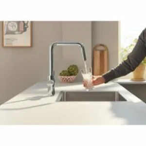 Смеситель для кухонной мойки GROHE Blue Pure Eurosmart с функцией фильтрации, с фильтром обратного осмоса с минерализацией в комплекте, хром (30587000) Смеситель для кухонной мойки GROHE Blue Pure Eurosmart с функцией фильтрации, с фильтром обратного осмоса с минерализацией в комплекте, хром (30587000)