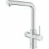 Смеситель для кухонной мойки GROHE Blue Pure Minta с функцией фильтрации, без фильтра в комплекте, хром (30588000) Смеситель для кухонной мойки GROHE Blue Pure Minta с функцией фильтрации, без фильтра в комплекте, хром (30588000)