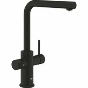 Смеситель для кухонной мойки GROHE Blue Pure Minta c вытяжным изливом, функцией фильтрации, без фильтра в комплекте, фантомный черный (30590KF0) Смеситель для кухонной мойки GROHE Blue Pure Minta c вытяжным изливом, функцией фильтрации, без фильтра в комплекте, фантомный черный (30590KF0)
