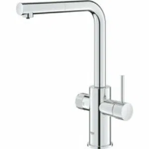 Смеситель для кухонной мойки GROHE Blue Pure Minta с функцией фильтрации, без фильтра в комплекте, хром (30590000) Смеситель для кухонной мойки GROHE Blue Pure Minta с функцией фильтрации, без фильтра в комплекте, хром (30590000)