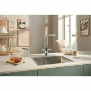 Смеситель для кухонной мойки GROHE Blue Pure Minta c вытяжным изливом, функцией фильтрации, с фильтром в комплекте, хром (30591000) Смеситель для кухонной мойки GROHE Blue Pure Minta c вытяжным изливом, функцией фильтрации, с фильтром в комплекте, хром (30591000)