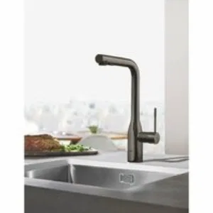 Смеситель для кухни GROHE Essence с вытяжным изливом 2jet, темный графит глянцевый (30504A00) Смеситель для кухни GROHE Essence с вытяжным изливом 2jet, темный графит глянцевый (30504A00)