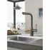 Смеситель для кухни GROHE Essence с вытяжным изливом 2jet, темный графит матовый (30504AL0) Смеситель для кухни GROHE Essence с вытяжным изливом 2jet, темный графит матовый (30504AL0)