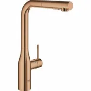 Смеситель для кухни GROHE Essence с вытяжным изливом 2jet, теплый закат глянец (30504DA0)
