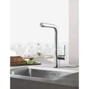 Смеситель для кухни GROHE Essence с вытяжным изливом 2jet, хром (30504000) Смеситель для кухни GROHE Essence с вытяжным изливом 2jet, хром (30504000)