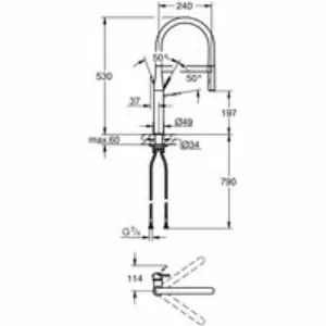 Смеситель для кухни GROHE Essence, хром (30503000) Смеситель для кухни GROHE Essence, хром (30503000)