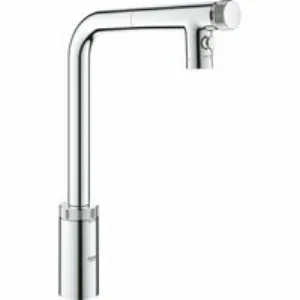 Смеситель для кухни GROHE Minta SmartControl с вытяжным изливом 2jet, хром (31889000) Смеситель для кухни GROHE Minta SmartControl с вытяжным изливом 2jet, хром (31889000)