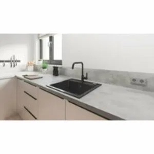 Смеситель для кухонной мойки GROHE Start с высоким поворотным изливом, матовый черный (304702430) Смеситель для кухонной мойки GROHE Start с высоким поворотным изливом, матовый черный (304702430)