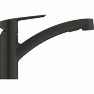 Смеситель для кухни GROHE Start c вытяжным изливом 2jet, черный (303072431) Смеситель для кухни GROHE Start c вытяжным изливом 2jet, черный (303072431)