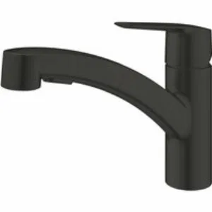 Смеситель для кухни GROHE Start c вытяжным изливом 2jet, черный (303072431) Смеситель для кухни GROHE Start c вытяжным изливом 2jet, черный (303072431)