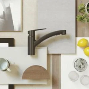 Смеситель для кухни GROHE Start c вытяжным изливом 2jet, черный (303072431) Смеситель для кухни GROHE Start c вытяжным изливом 2jet, черный (303072431)