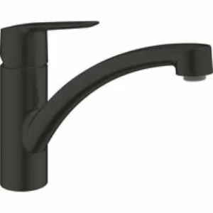 Смеситель для кухни GROHE Start c низким поворотным изливом, матовый черный (324412432) Смеситель для кухни GROHE Start c низким поворотным изливом, матовый черный (324412432)