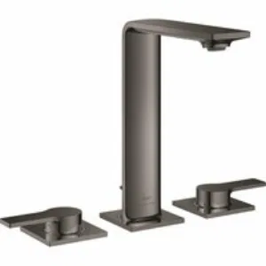 Смеситель для раковины GROHE Allure на 3 отверстия, с донным клапаном, M-Size, темный графит глянец (20188A01) Смеситель для раковины GROHE Allure на 3 отверстия, с донным клапаном, M-Size, темный графит глянец (20188A01)