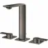 Смеситель для раковины GROHE Allure на 3 отверстия, с донным клапаном, M-Size, темный графит глянец (20188A01) Смеситель для раковины GROHE Allure на 3 отверстия, с донным клапаном, M-Size, темный графит глянец (20188A01)