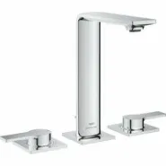 Смеситель для раковины GROHE Allure на 3 отверстия, с донным клапаном, M-Size, хром (20188001)