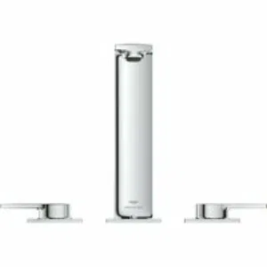 Смеситель для раковины GROHE Allure на 3 отверстия, с донным клапаном, M-Size, хром (20188001) Смеситель для раковины GROHE Allure на 3 отверстия, с донным клапаном, M-Size, хром (20188001)