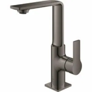Смеситель для раковины GROHE Allure с донным клапаном, L-Size, темный графит глянец (32146A01) Смеситель для раковины GROHE Allure с донным клапаном, L-Size, темный графит глянец (32146A01)