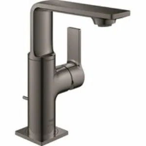 Смеситель для раковины GROHE Allure с донным клапаном, M-Size, темный графит глянец (32757A01) Смеситель для раковины GROHE Allure с донным клапаном, M-Size, темный графит глянец (32757A01)