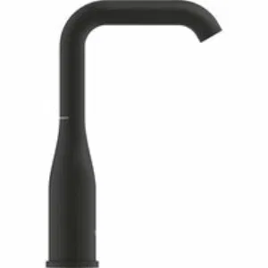Смеситель для раковины GROHE Essence без донного клапана, L-size, фантомный черный (24177KF1) Смеситель для раковины GROHE Essence без донного клапана, L-size, фантомный черный (24177KF1)